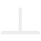 Ekena Millwork Portland Architectural Grade PVC Gable Bracket, 60"W x 40"H x 2"D x 4"F, 16/12 Pitch GBP060X40X0204POR00 - alternate 2